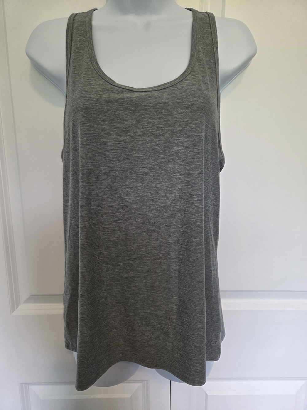 RBX Women's Heather Grey Scoop Neck Tank